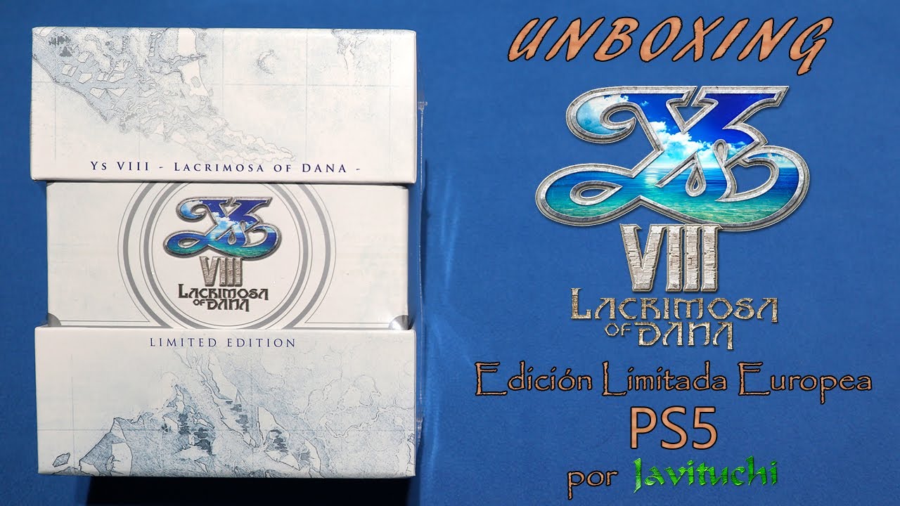 Unboxing de Ys VIII ~ Lacrimosa of Dana {Edición Limitada Europea} [PS5]
