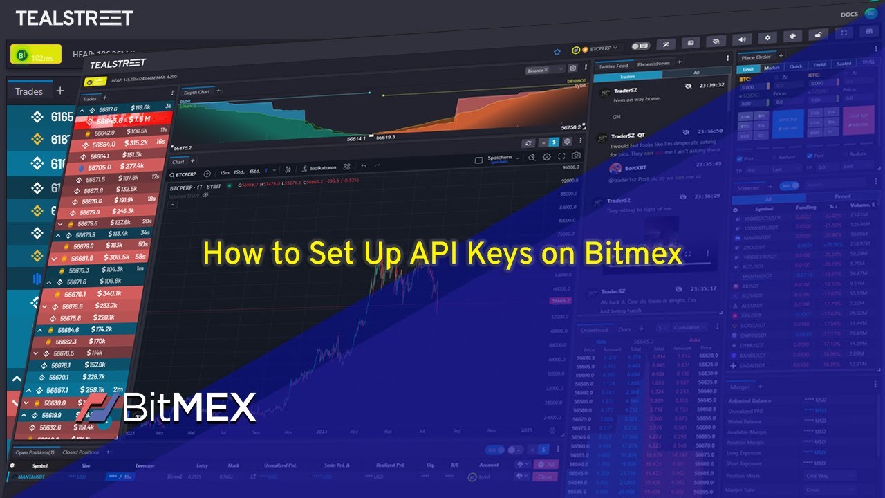 How to Set Up API Keys on Bitmex for Tealstreet Terminal | Step-by-Step Guide