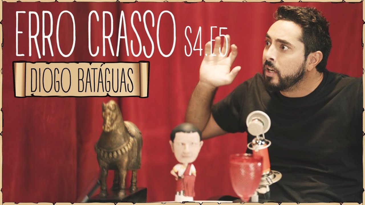 Erro Crasso T4 Ep5 - DIOGO BAT&Aacute;GUAS demonstra a sua paix&atilde;o sobre cerveja, futebol e Bonga.
