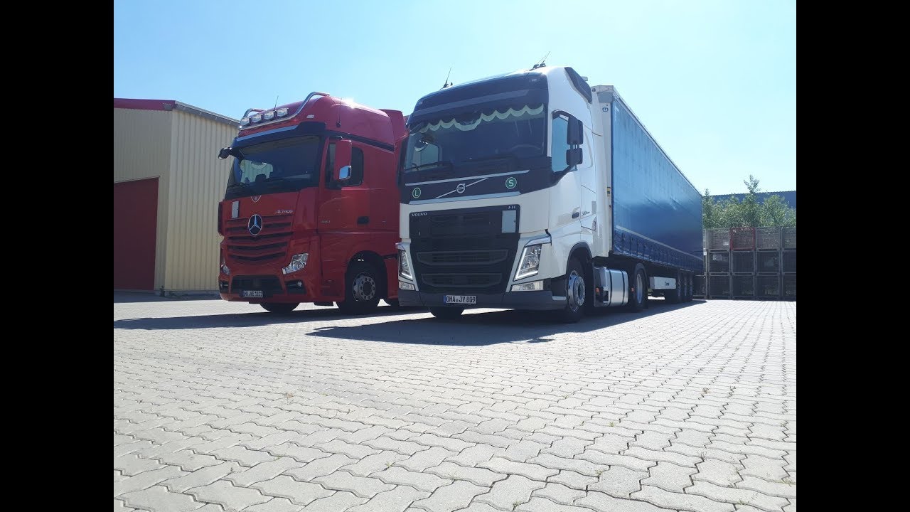 Actros против Volvo!  Что же лучше??!   Сравнение и выводы!