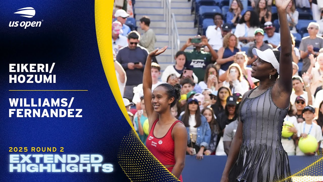 Eikeri/Hozumi vs. Williams/Fernandez Extended Highlights | 2025 US Open Round 2