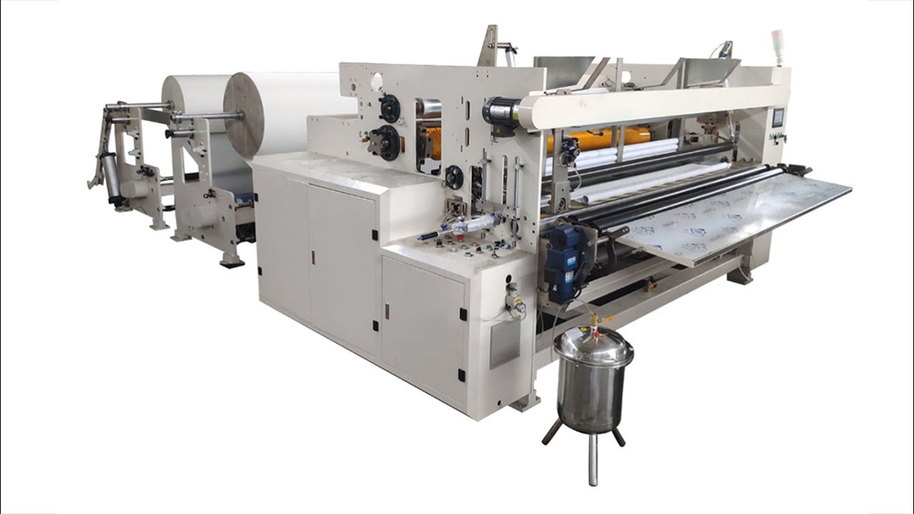 2200 mm automatic small toilet roll paper rewinding machine
