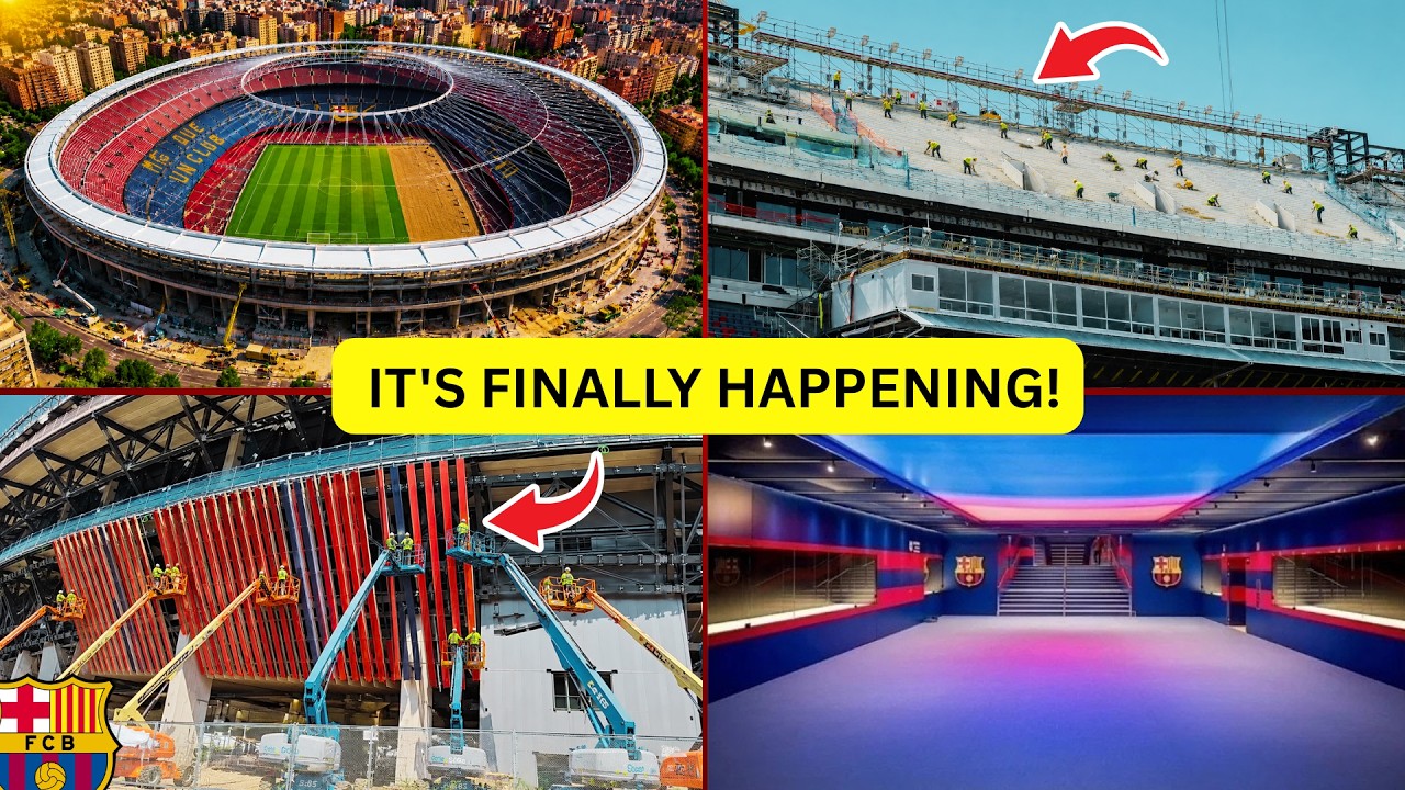 🤯 The New Camp Nou Is Finally Coming to Life! Stunning Progress Everywhere