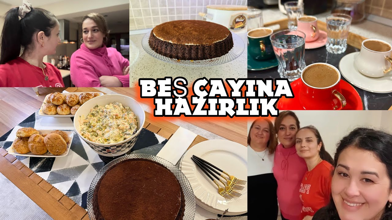 MİSAFİRLERİME NELER YAPTIM😉BU KAHVELİ PASTA BİR HARİKA👍KAHVELERDE İÇİLDİ❤️BU SALATAYI MUTLAKA YAP