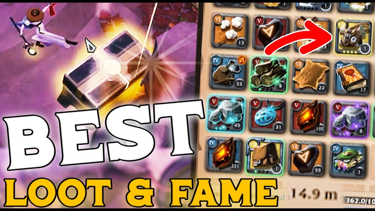 Best Fame and  Loot in Albion Online - Solo Avalonian Roads