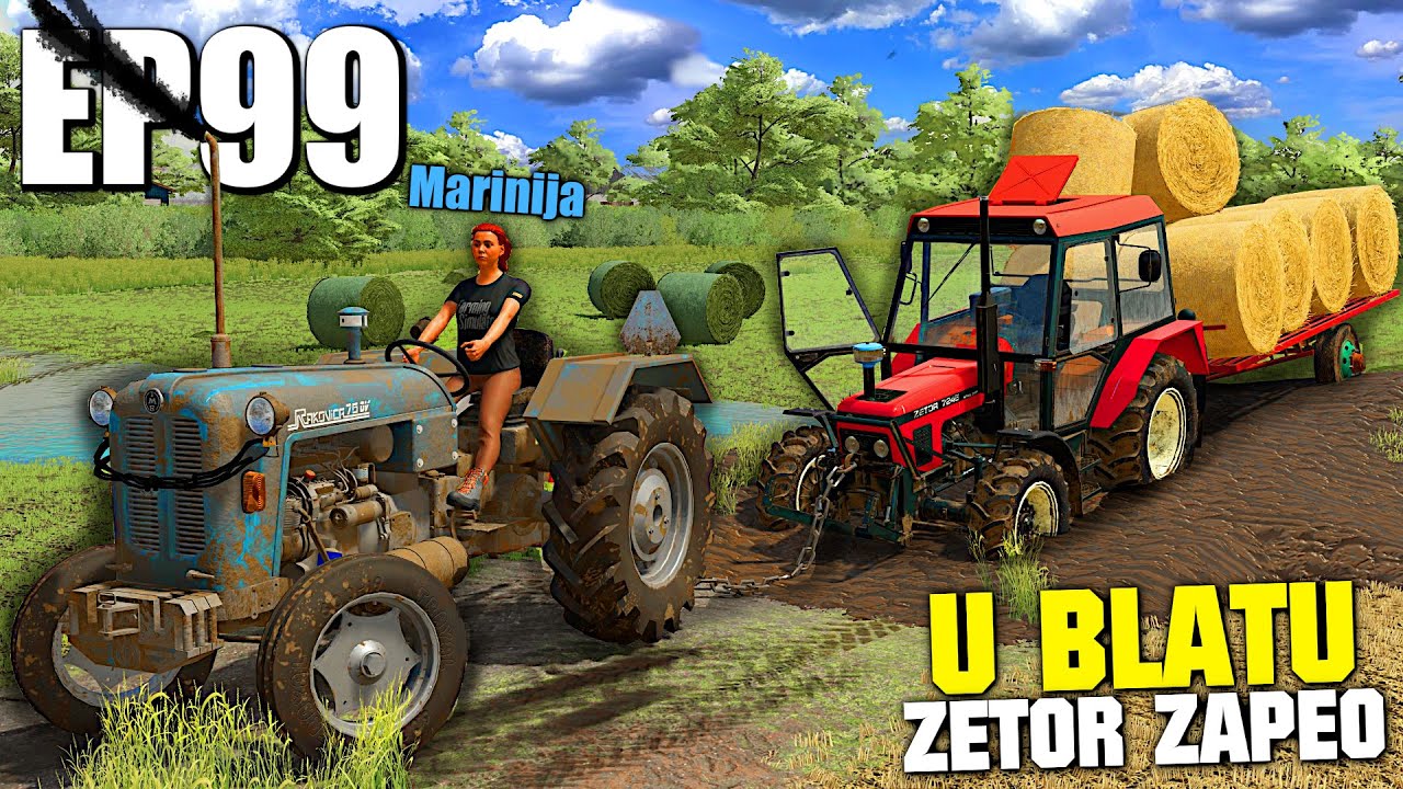 RAKOVICOM IZVLAČIM ZETOR IZ BLATA ! StaraFarma Ep99