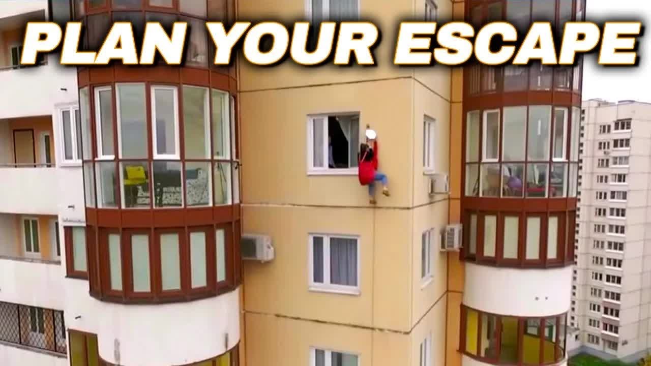 Would You Do THIS In Case Of Fire In A High-Rise? #shorts