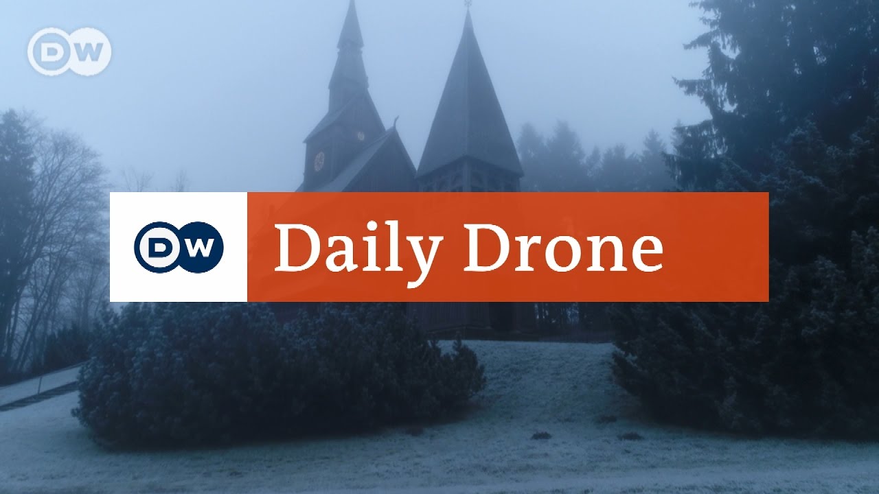#DailyDrone: Gustav Adolf Stave Church, Goslar