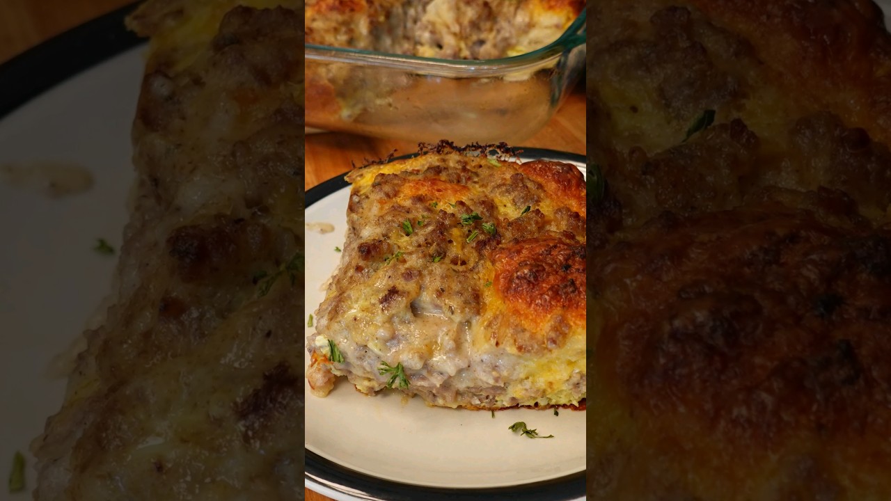 Create Happiness! Make a Biscuits and Gravy Casserole #gravyguy #thesauceandgravychannel #casserole