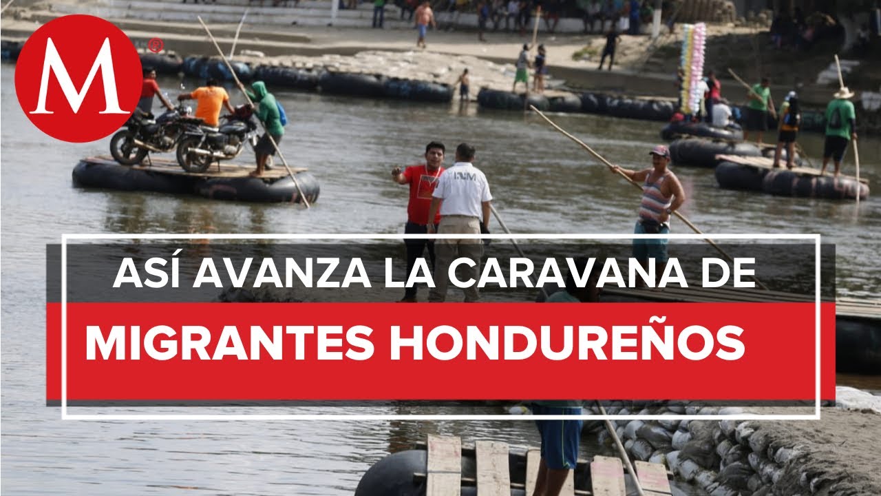 Caravana migrante avanza por Guatemala; se prepara para intentar ingresar a México