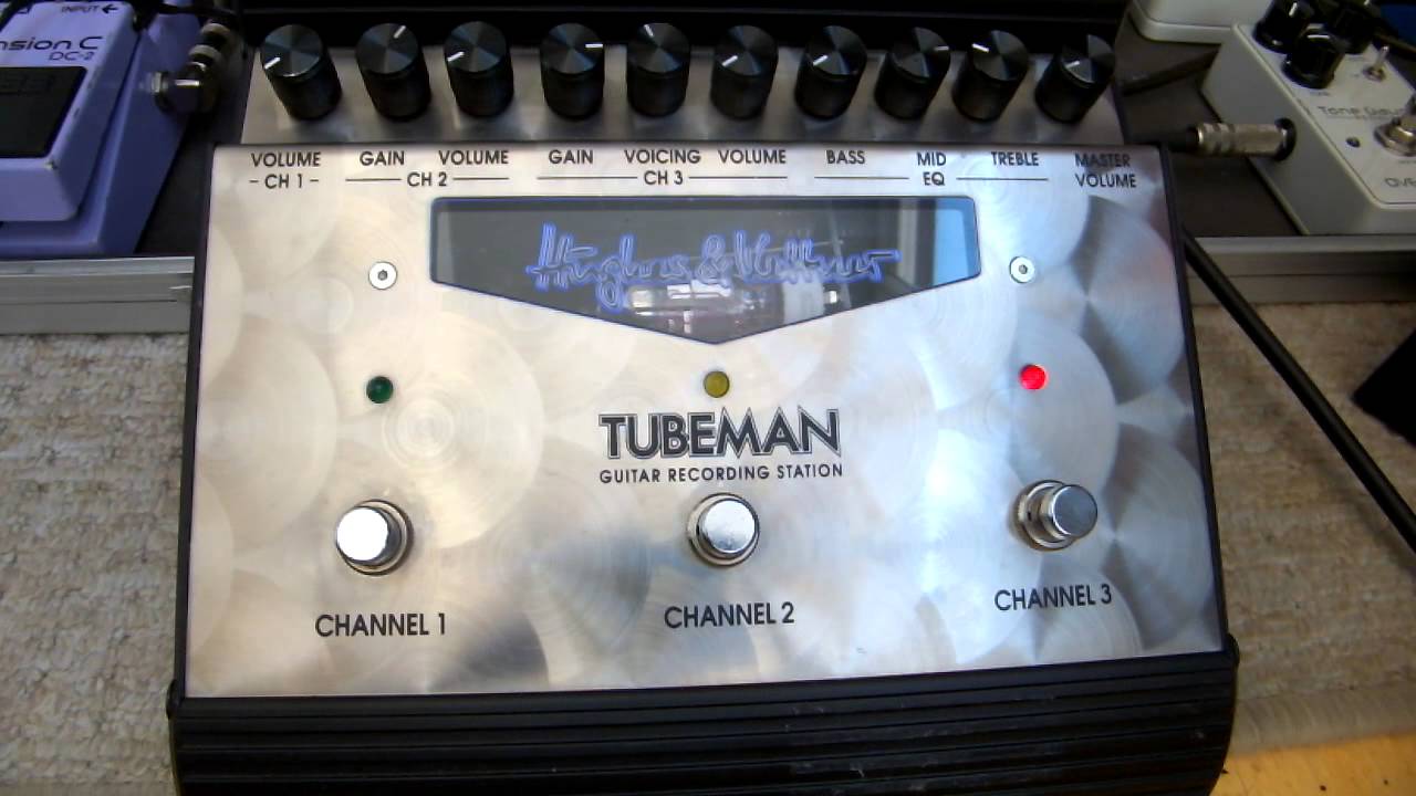 Hughes and Kettner, Tubeman 2 preamp demo, Msm workshop