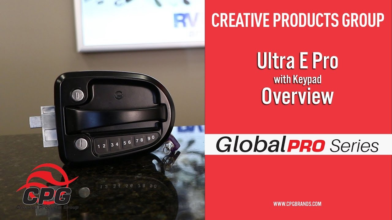 Ultra E Pro Lock with Keypad Overview