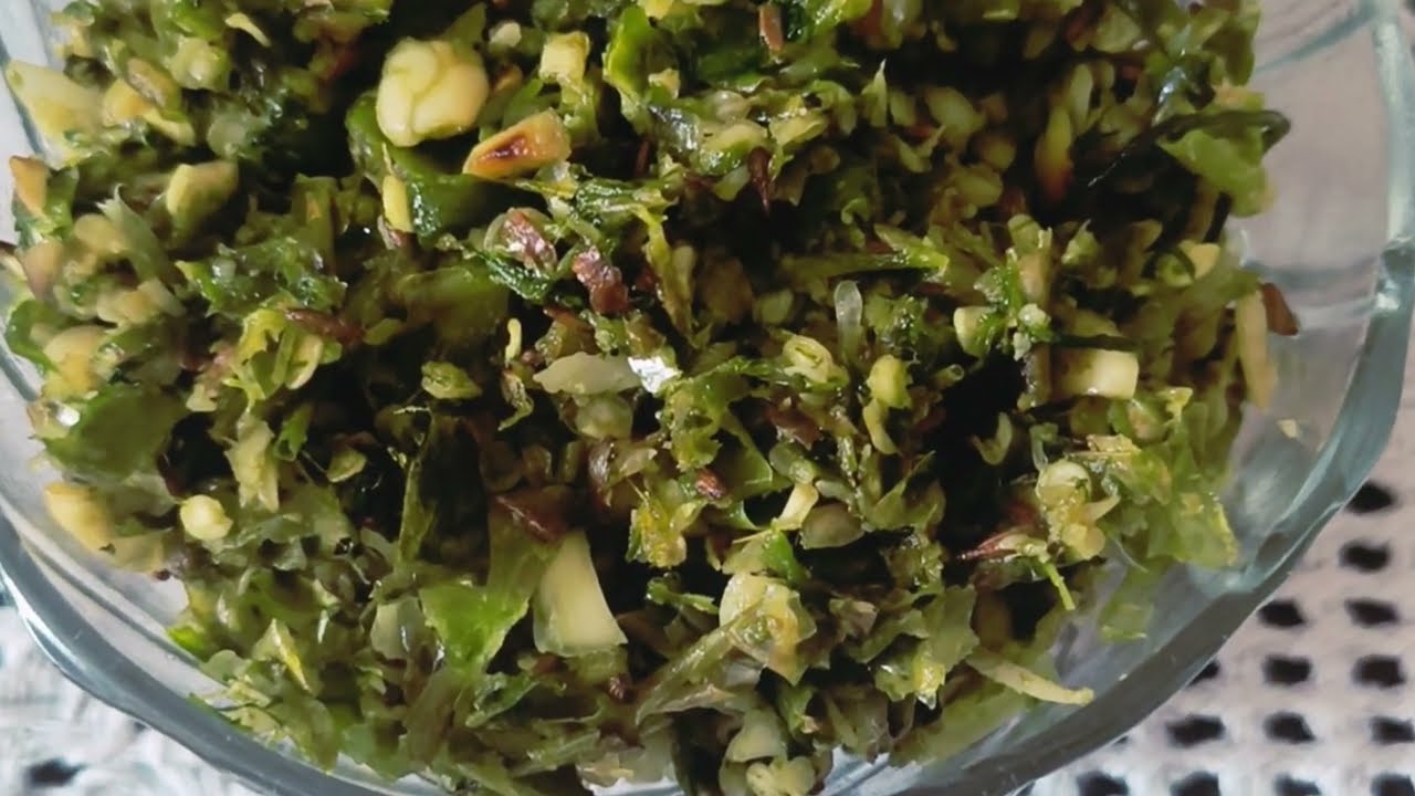 हरी मिर्च की Thecha recipe