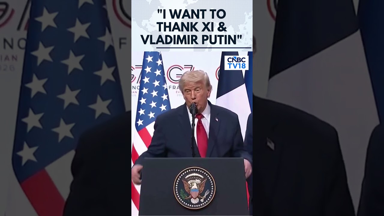 Трамп благодарит Си Цзиньпина и Путина за нейтралитет во время войны в Иране | N18G