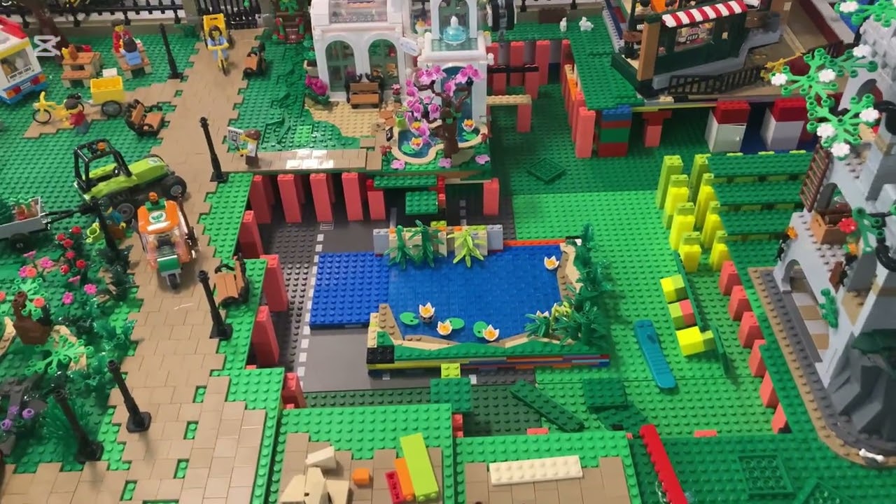 Lego city update more detail in the historical park