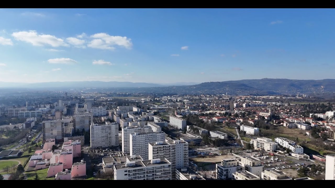 Rillieux-la-Pape en drone, vue du ciel