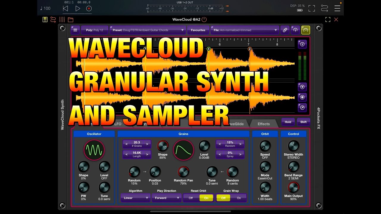 WaveCloud Granular Synth & Sampler - On SALE for a Limited Time - How To Make Amazing Patches