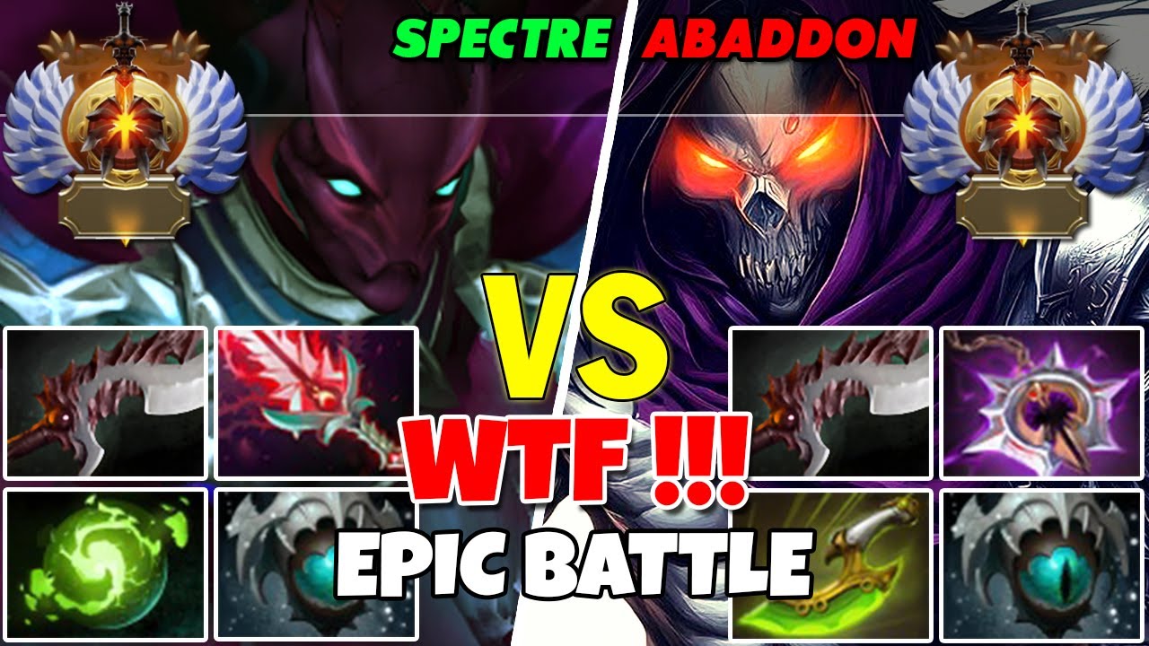 SPECTRE (Carry) vs ABADDON (Off) - Epic Battle Of Immortal Rank Dota 2 Players - Z Dota 2