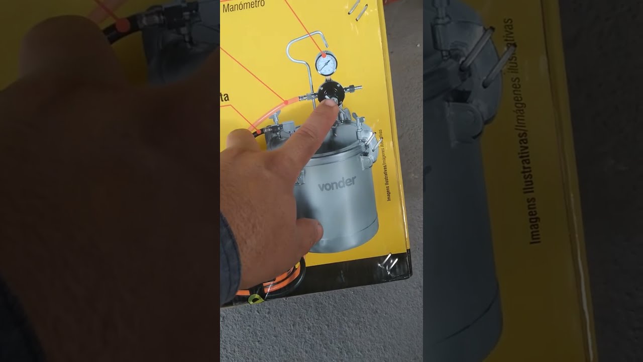 TANQUE DE PRESSÃO PARA PINTURA - VONDER.