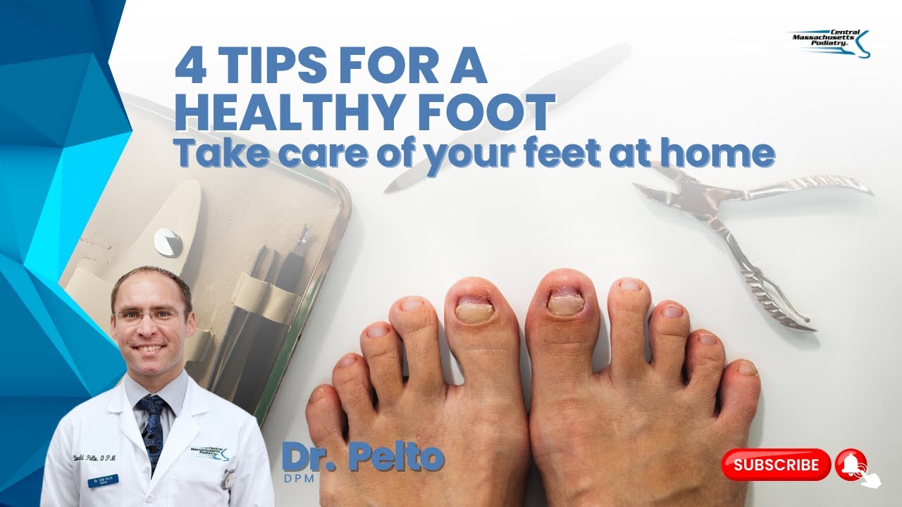 At home foot care: 4 tips for healthy feet