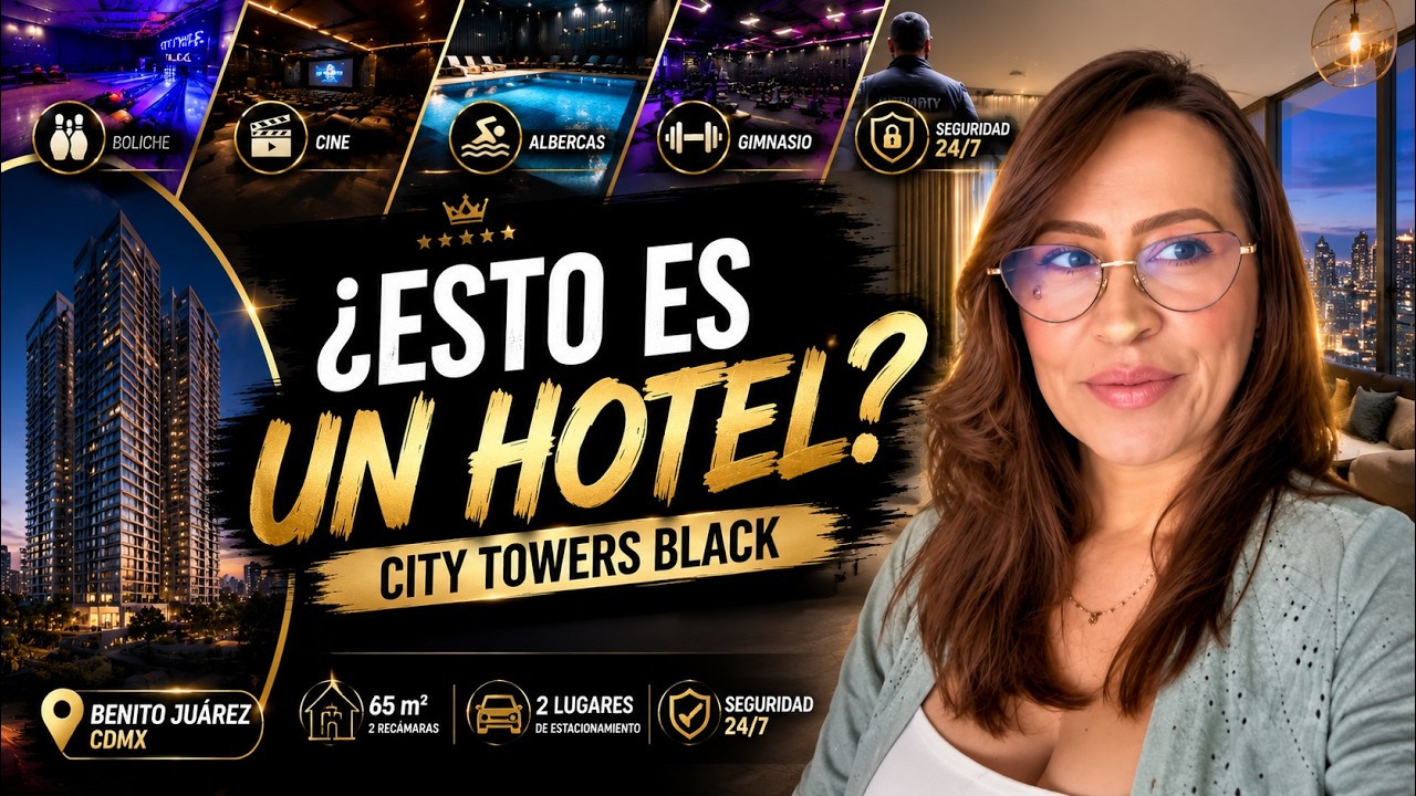 Así es vivir en City Towers Black | Tour por uno de los desarrollos más exclusivos de la CDMX