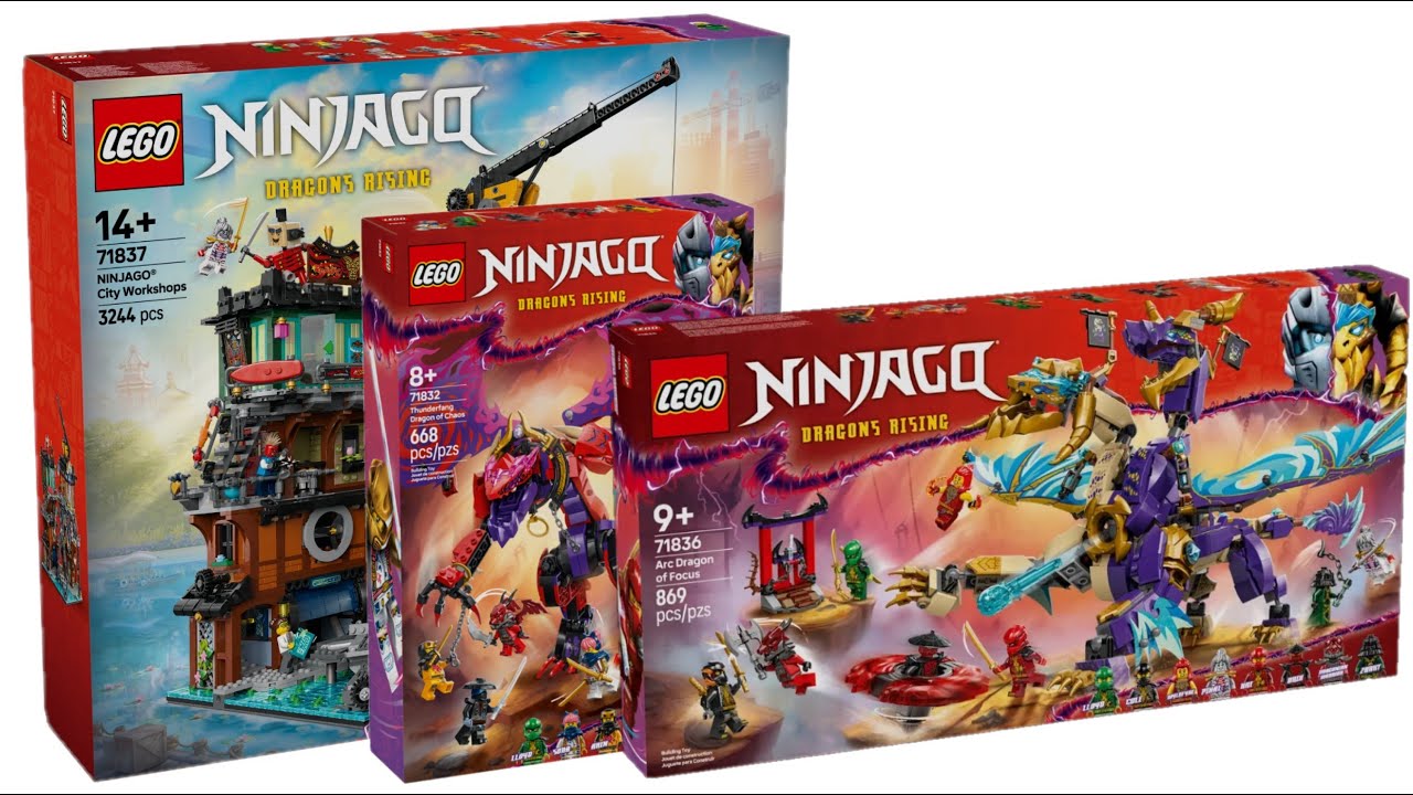 All LEGO Ninjago sets March 2025 Compilation/Collection Speed Build