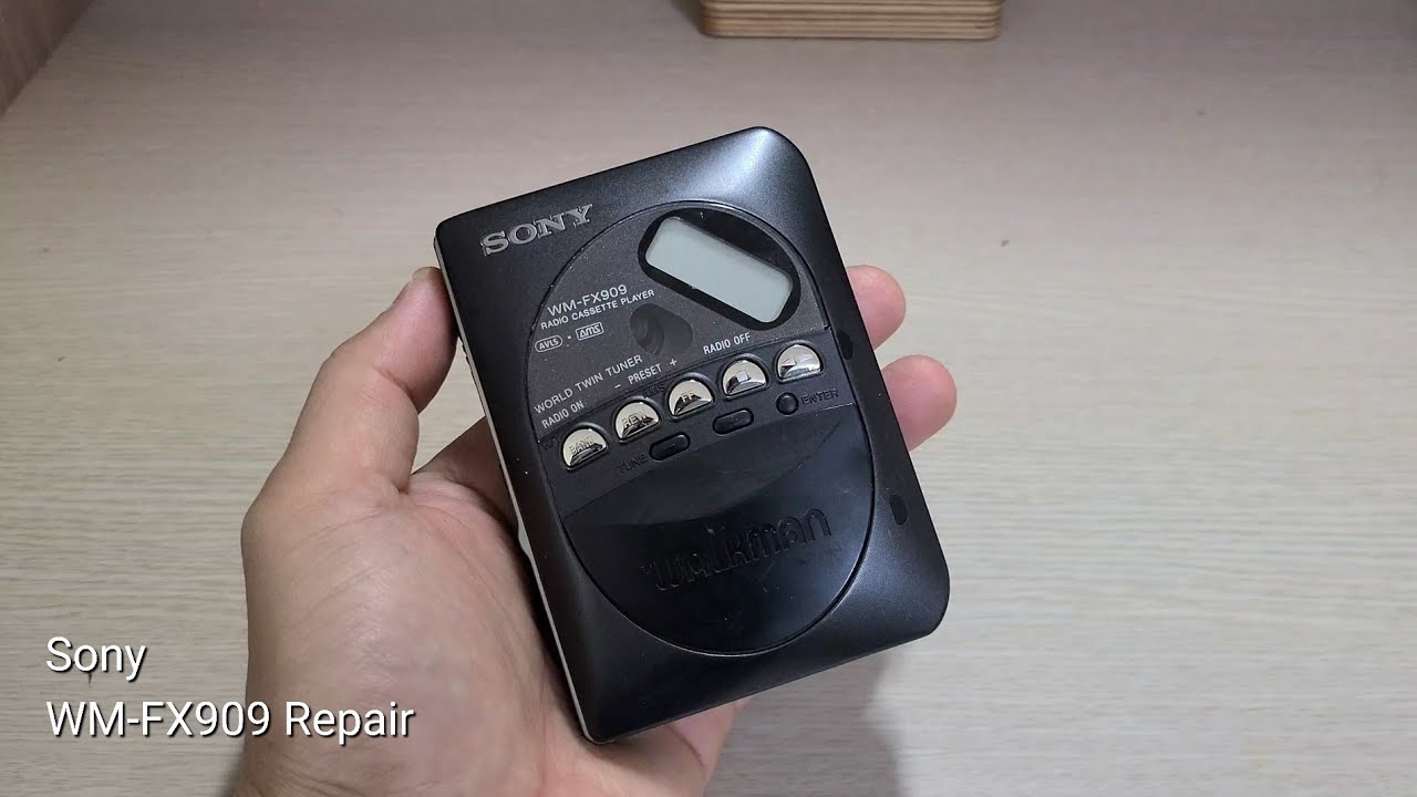 Sony WM-FX909 Repair Cassette Walkman