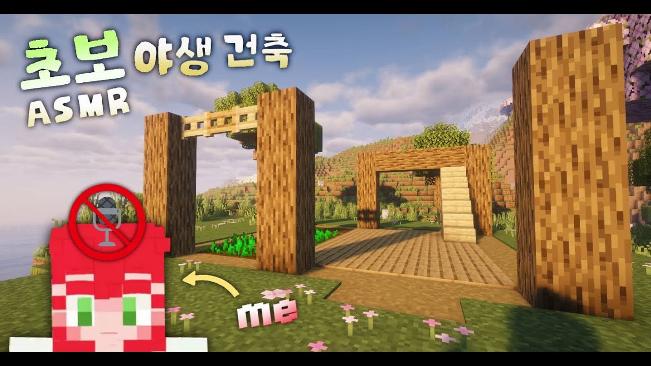 ASMR? 마크에서 내 맘대로 건축하기 1편 (NO TALKING) | Minecraft sound