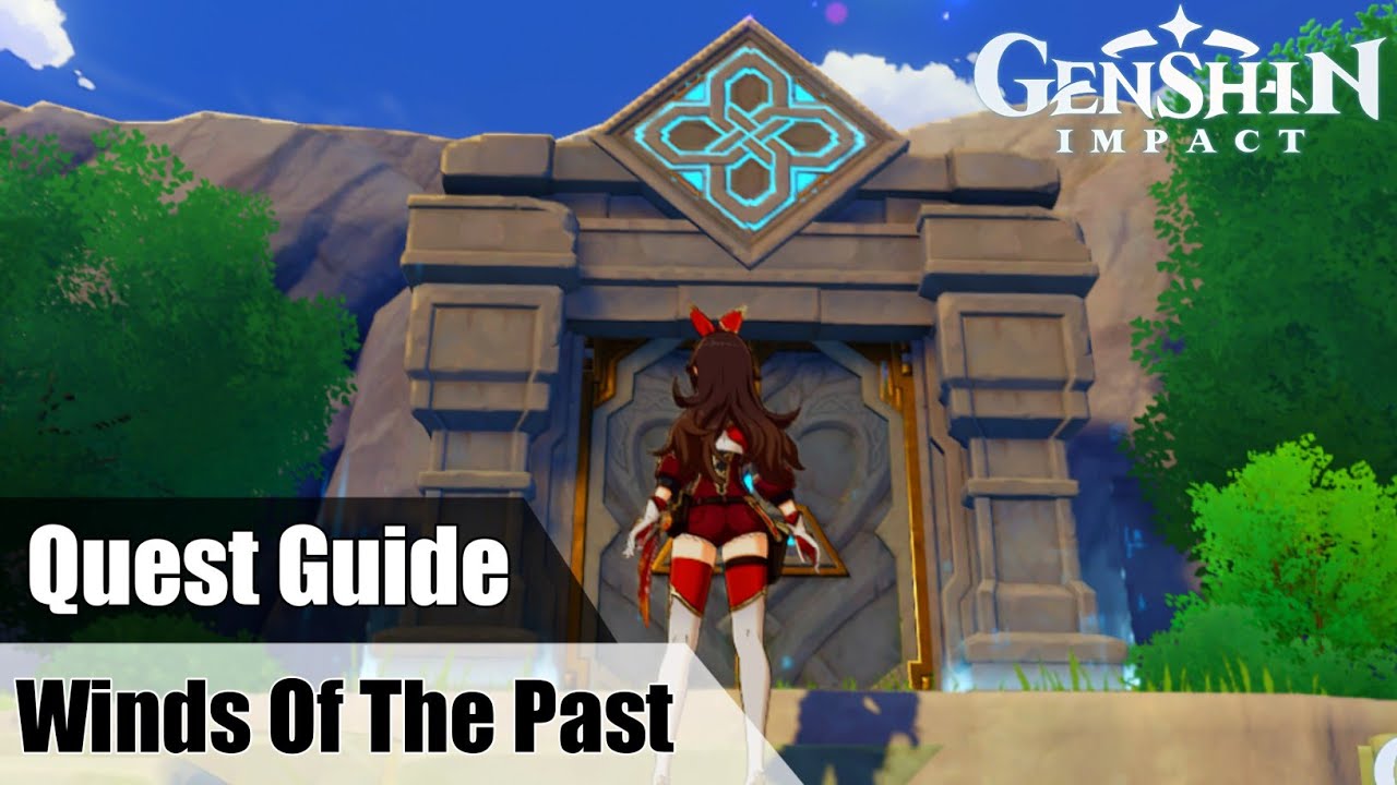 Genshin Impact Winds Of The Past Quest|Meet Amber At The Temple quest Guide