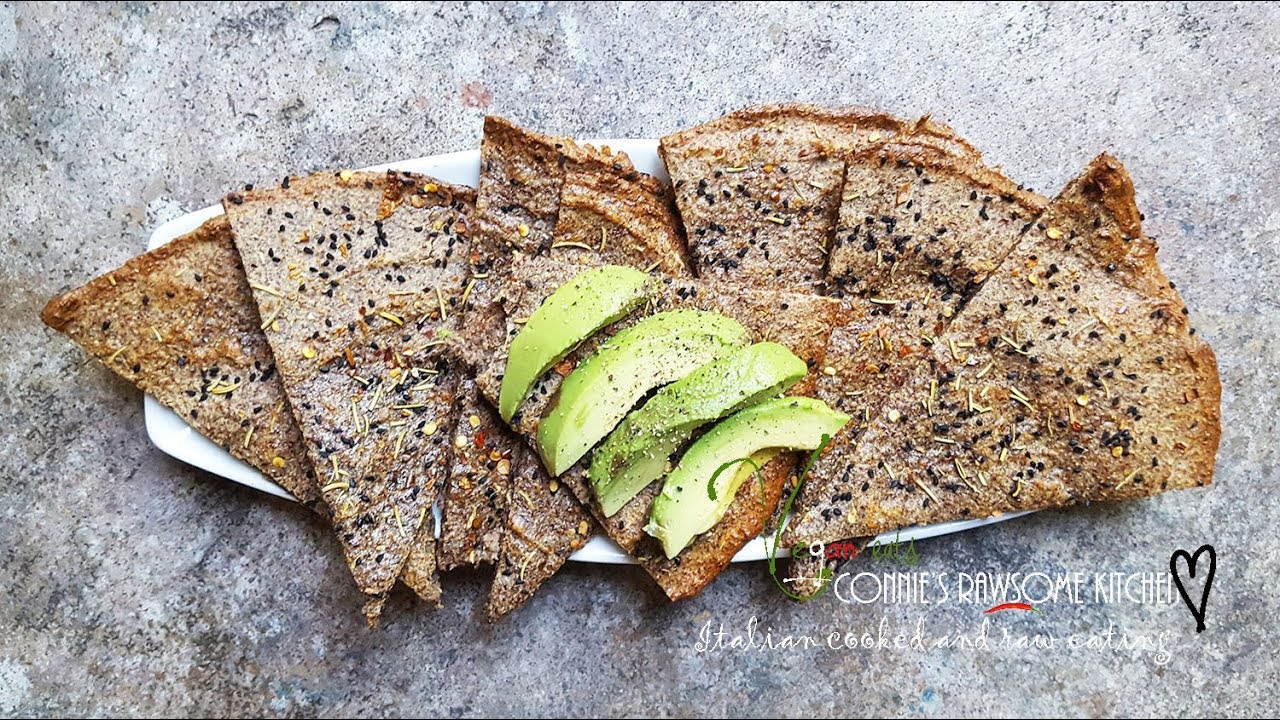 GLUTEN FREE QUINOA FLATBREAD VEGAN   | Connie's RAWsome kitchen