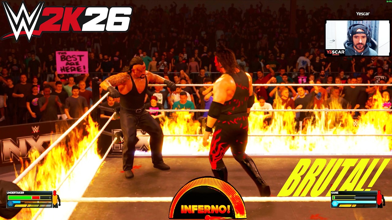 Infierno Match es BRUTAL! WWE 2K26