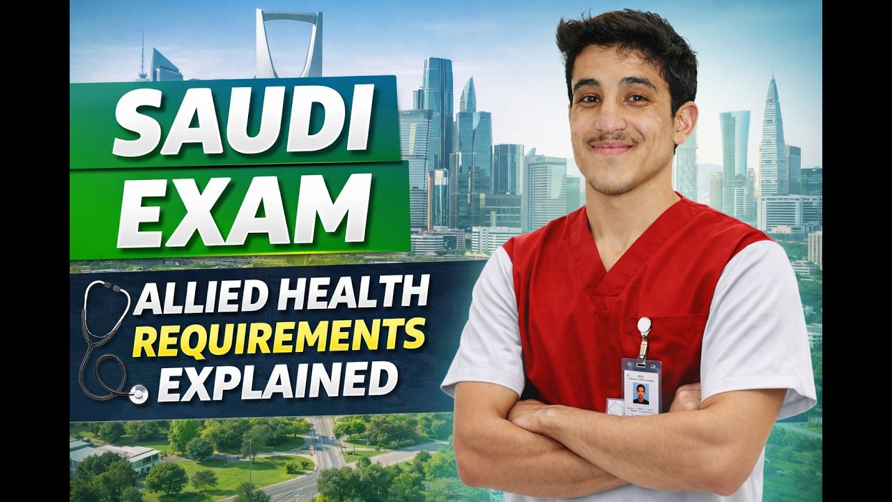 Saudi Licensing Exam for Allied Health Professionals | Step-by-Step Process, Documents & Fees