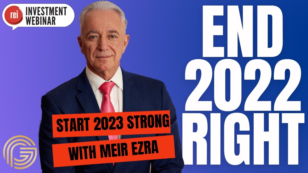 How to end 2022 right, and start 2023 strong | Meir Ezra Seminar