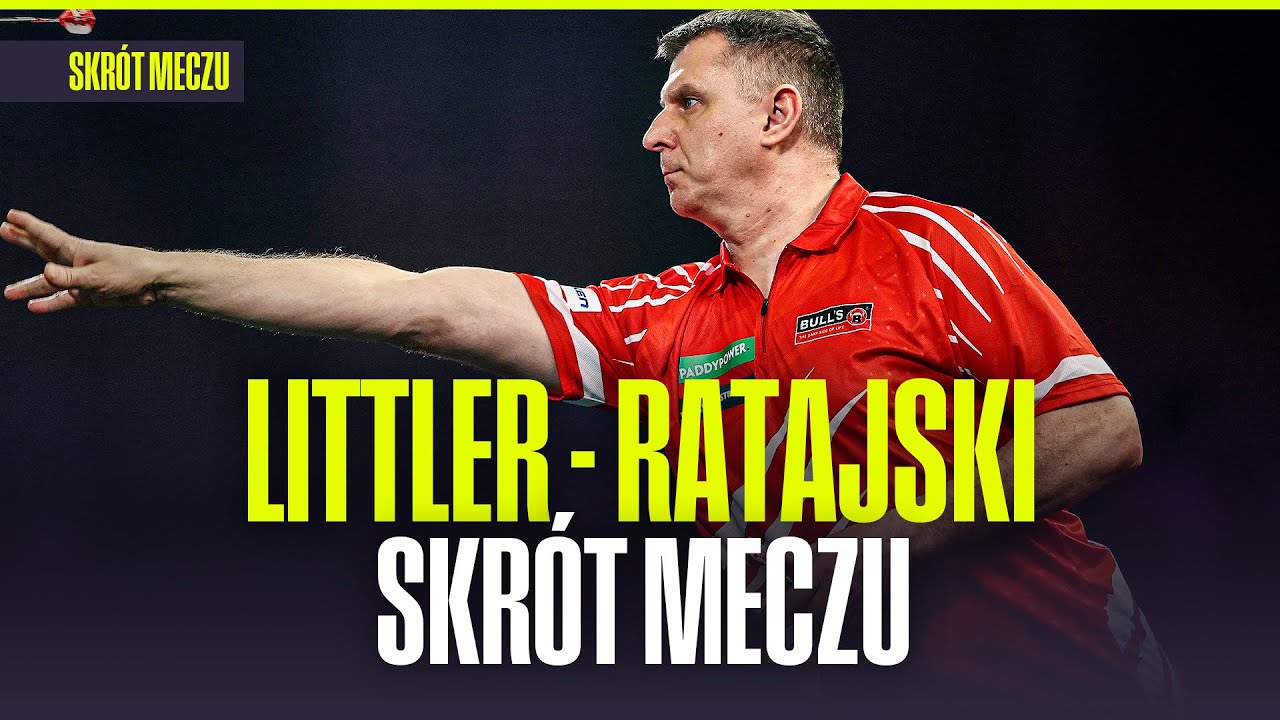 SKRÓT: LITTLER - RATAJSKI. 1/4 FINAŁU MŚ W DARCIE