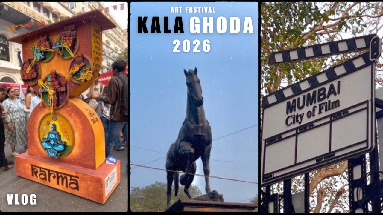 Kala Ghoda Art Festival 2026 🎨 | Mumbai’s Biggest Art Festival Vlog 🇮🇳