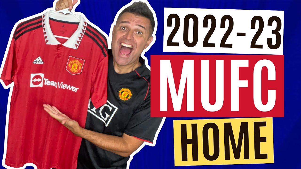 🔺 THE TRIANGULAR DESIGN 🔺 Adidas 2022-23 Manchester United Aeroready Home Jersey Review + Unboxing