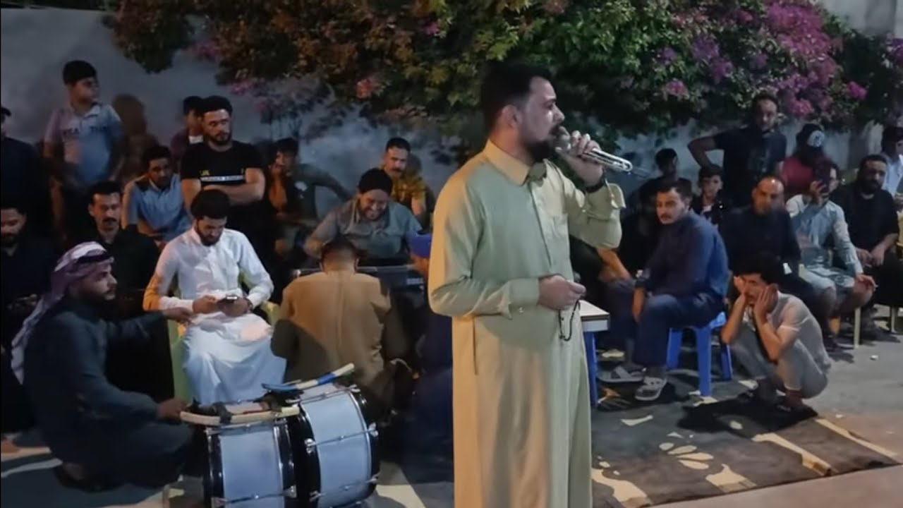 جوبي شباب الجواهره شمر مع مجنون العتابه ضياء العراقي حفلة