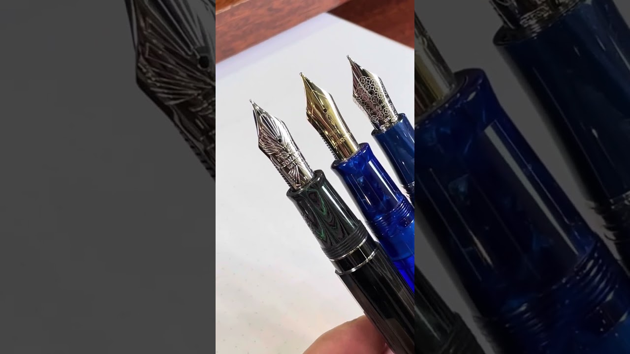 #8 size solid gold nibs, a review.