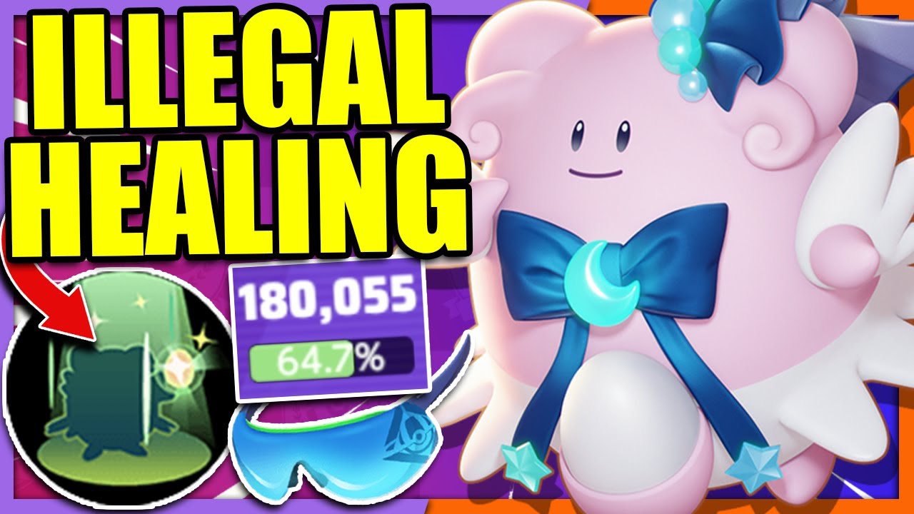 Why does this BLISSEY BUILD HEAL so much?! | Pokemon Unite