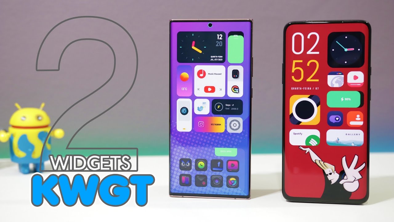 TOP 2 WIDGETS KWGT (PRO/FREE - Play Store) - MAIS DE 100 INCRÍVEIS WIDGETS  *Widgets estilo MIUI 13*