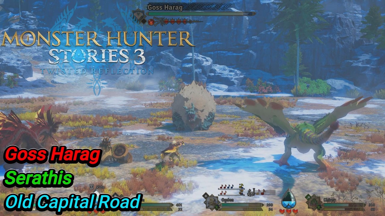 Monster Hunter Stories 3 / Goss Harag / Serathis / Old Capital Road