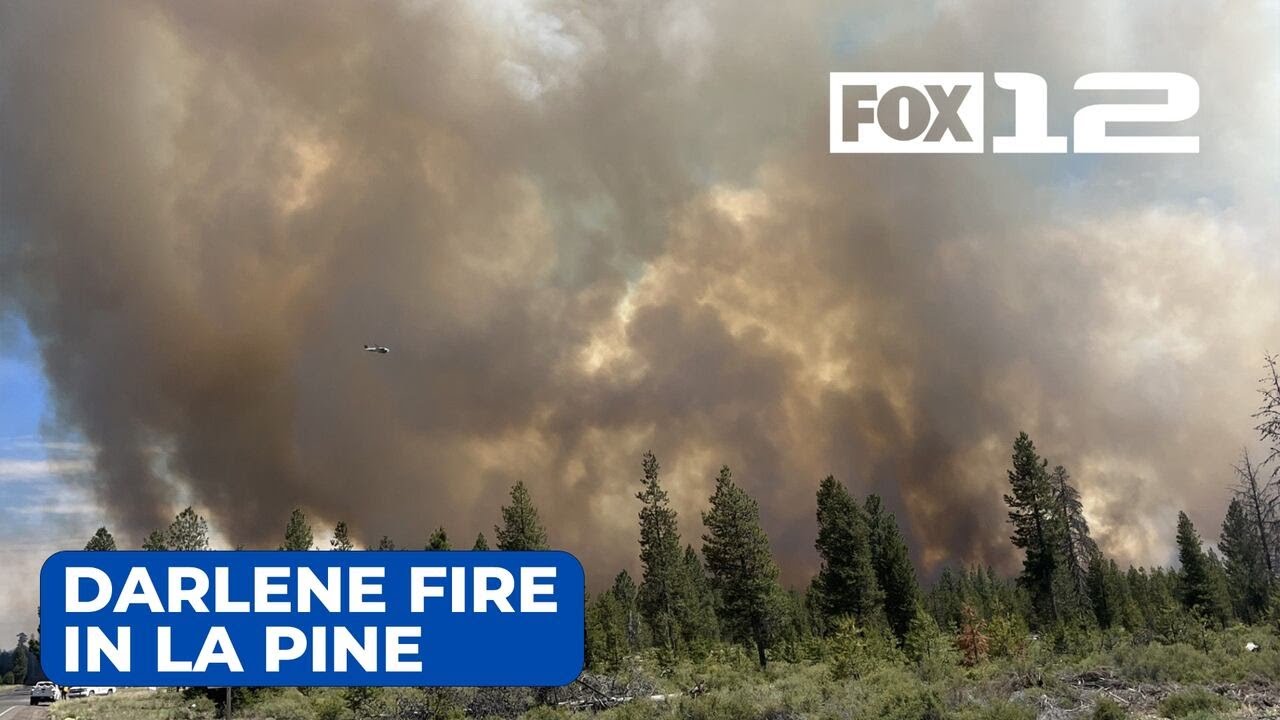 Local firefighters help with Darlene Fire in La Pine