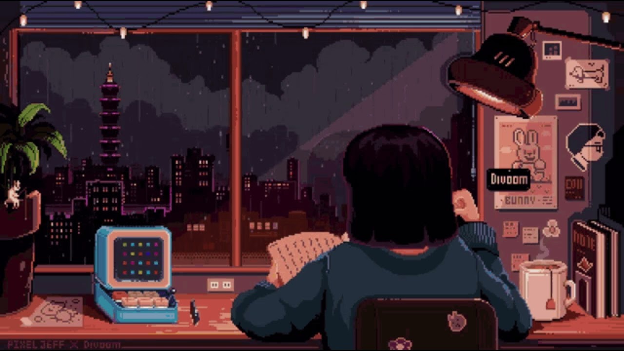 Rainy Night Lofi 🌧️ — 3 Hours Sleep Music with Rain Sounds | Deep Sleep, Relaxation