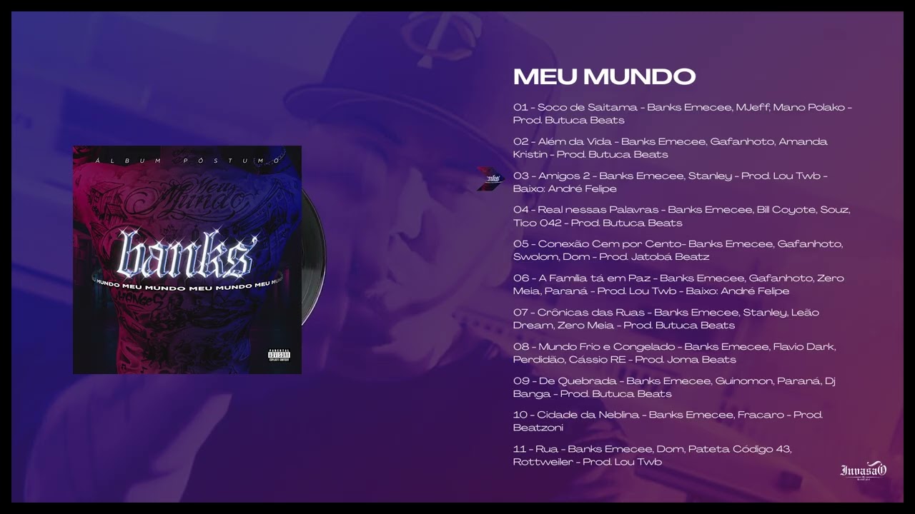 03- Amigos 2 - Banks Emecee, Stanley - Prod. Lou Twb - Baixo: André Felipe