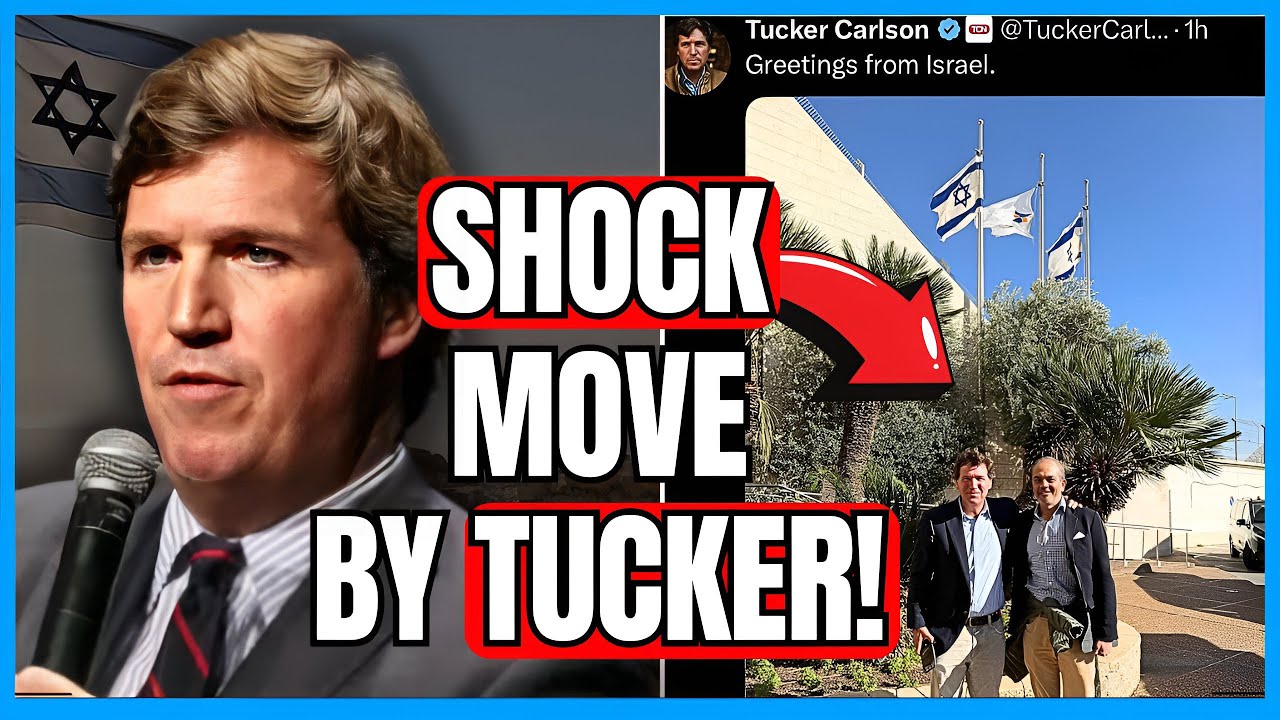 🚨Tucker Carlson Lands In Israel, What Happened Next Is Beyond INSANE!