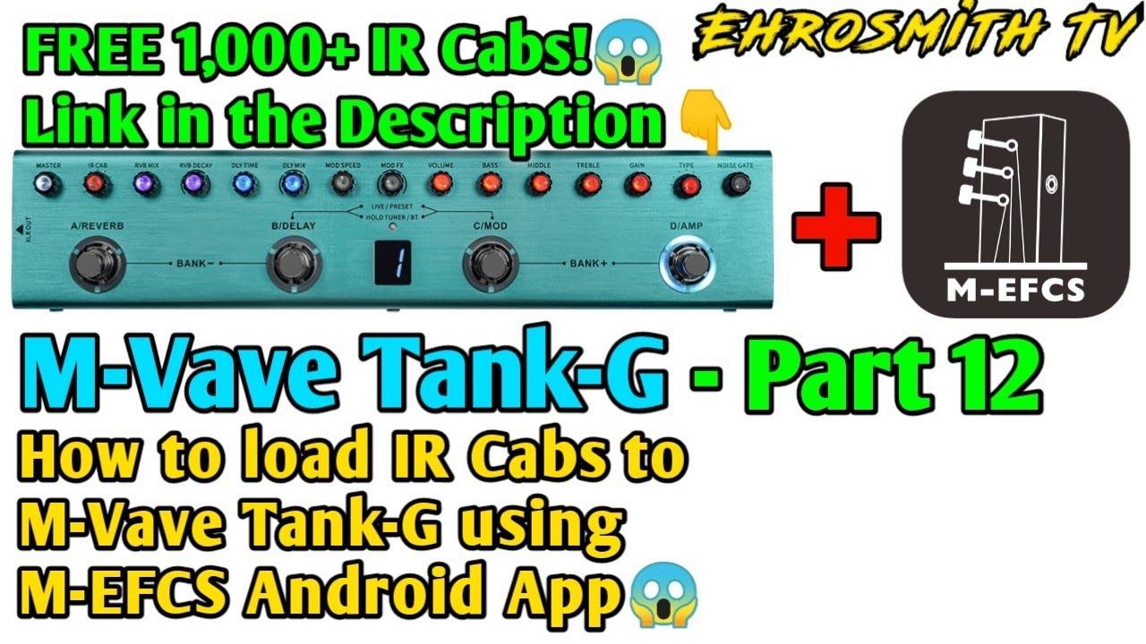 Руководство по загрузке ИК-кабины M-Vave Tank-G в приложение M-EFCS для Android | Как загрузить И...