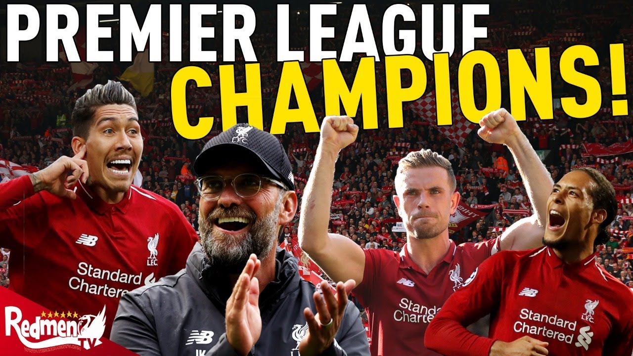 LIVERPOOL ARE THE PREMIER LEAGUE CHAMPIONS!
