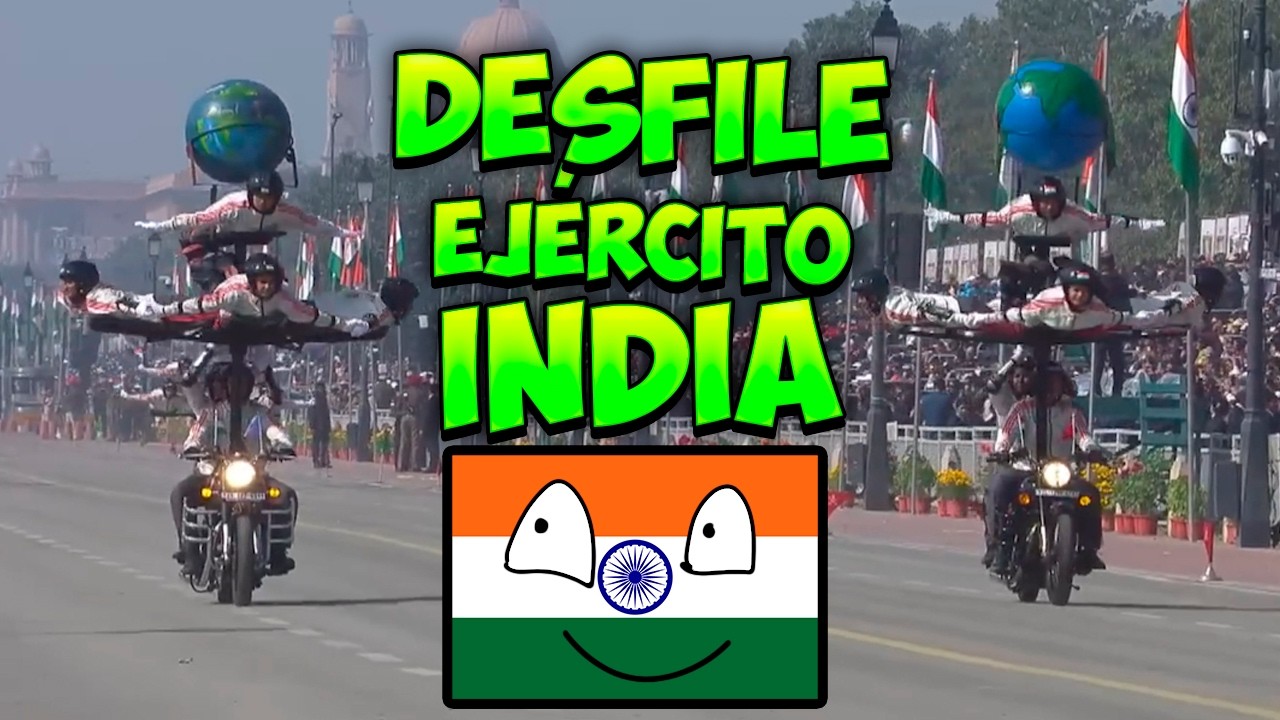 Desfile EJ&Eacute;RCITO de INDIA (2026) -  MOTOS de la MUERTE