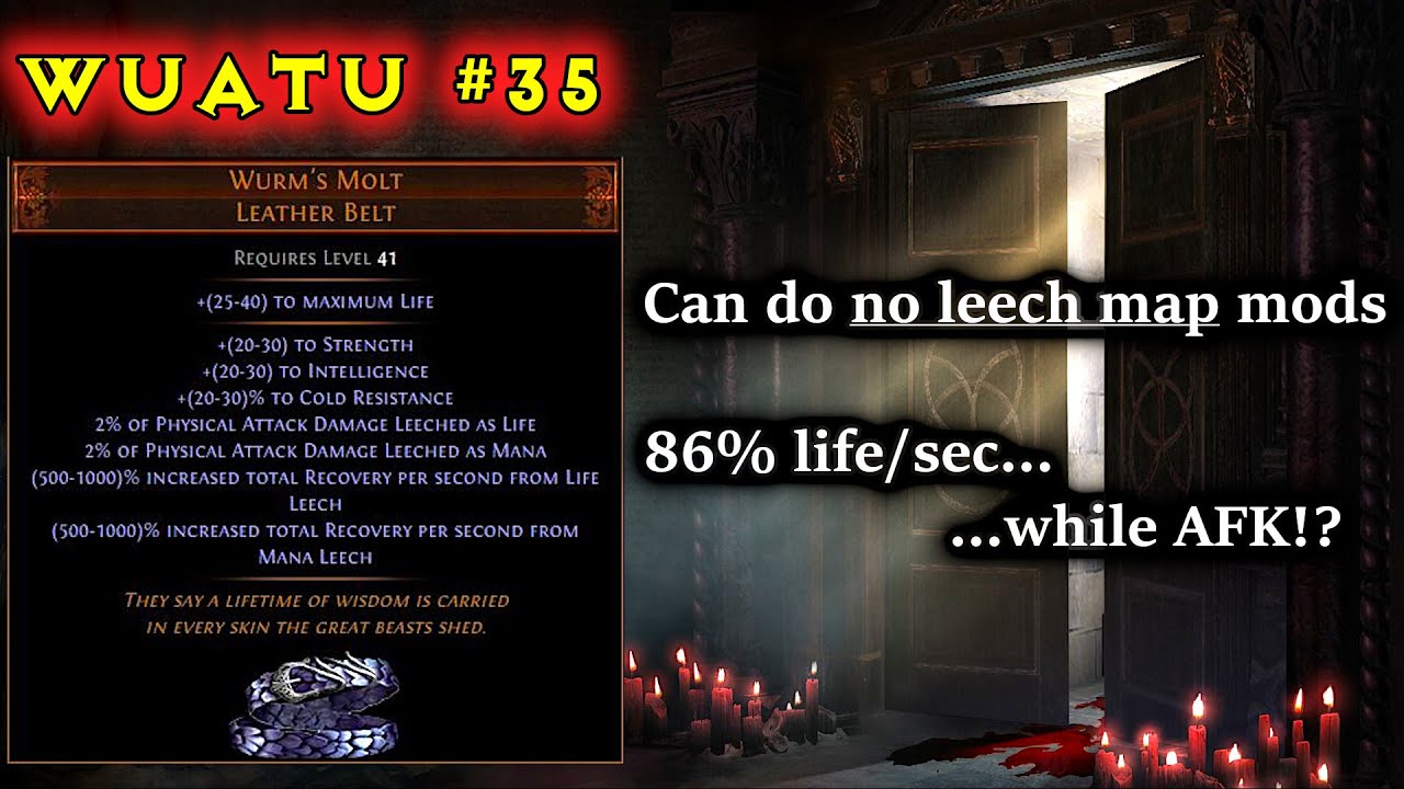Wurm's Molt is a leech machine! WUATU #35 - Path of Exile (3.20 Sanctum)