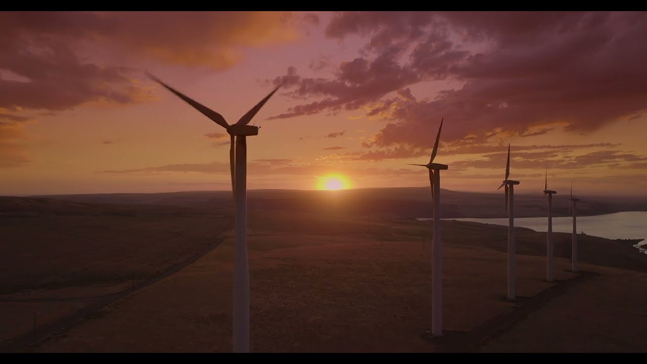 DJI Inspire 3 - Windmills at Sunset